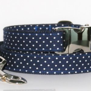 Hundehalsband und Hundeleine Purpur blau als Set in verschiedenen Ausführungen erhältlich