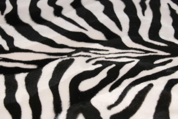 Hundedecke Tierprint Zebra Detailansicht